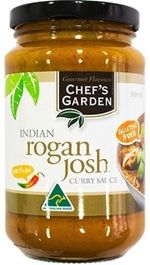 CHEF'S GARDEN INDIAN ROGAN JOSH CURRY SAUCE (375G)