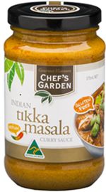 CHEF'S GARDEN INDIAN TIKKA MASALA CURRY SAUCE (375G) CHEF'S GARDEN INDIAN TIKKA MASALA CURRY SAUCE (375G)