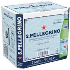 S. PELLEGRINO SODA WATER (12 x 750ML) BOX S. PELLEGRINO SODA WATER (12 x 750ML) BOX