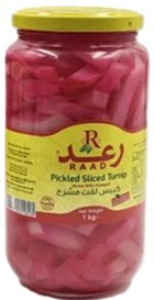 RAAD PICKLED SLICED TURNIP (1KG) JAR RAAD PICKLED SLICED TURNIP (1KG) JAR
