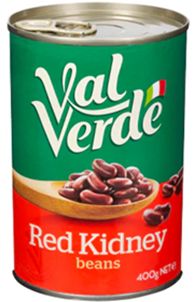 VAL VERDE RED KIDNEY BEANS (400G) CAN