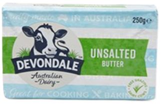 DEVONDALE UNSALTED BUTTER BLOCK (250G) DEVONDALE UNSALTED BUTTER BLOCK (250G)