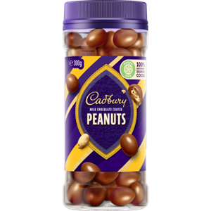 CADBURY MILK CHOCOLATE COVERED PEANUTS (300G)