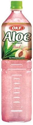 OKF ALOE PEACH FLAVOURED DRINK (1.5L) OKF ALOE PEACH FLAVOURED DRINK (1.5L)