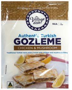 THE VILLAGE DISH AUTHENTIC TURKISH GOZLEME CHICKEN & MUSHROOM (300G)