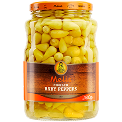 MELIS PICKLED BABY PEPPERS (620G) MELIS PICKLED BABY PEPPERS (620G)