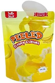 JUICY JELLY PEELED GUMMY BANANA (120G)