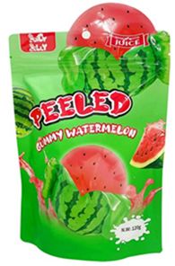 JUICY JELLY PEELED GUMMY WATERMELON (120G) JUICY JELLY PEELED GUMMY WATERMELON (120G)