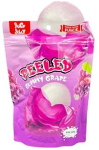 JUICY JELLY PEELED GUMMY GRAPE (120G) JUICY JELLY PEELED GUMMY GRAPE (120G)