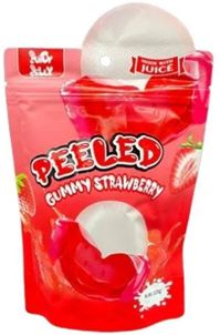 JUICY JELLY PEELED GUMMY STRAWBERRY (120G)