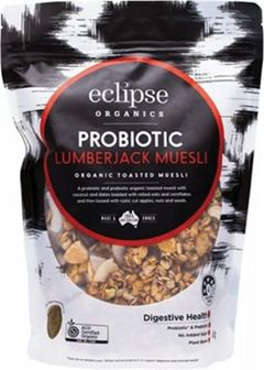 ECLIPSE WHOLEFOODS PROBIOTIC LUMBERJACK MUESLI (450g) ECLIPSE WHOLEFOODS PROBIOTIC LUMBERJACK MUESLI (450g)