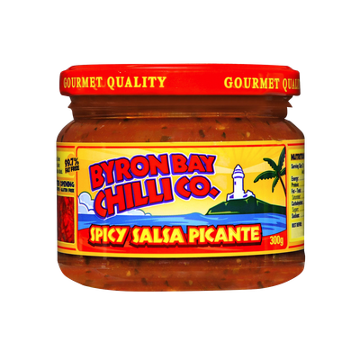 BYRON BAY CHILLI CO. MILD SALSA PKANTE (300G) BYRON BAY CHILLI CO. MILD SALSA PKANTE (300G)