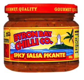 BYRON BAY CHILLI CO. SPICY SALSA PKANTE (300G) BYRON BAY CHILLI CO. SPICY SALSA PKANTE (300G)