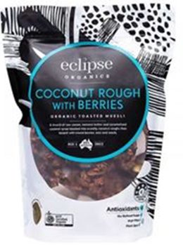 ECLIPSE WHOLEFOODS COCONUT ROUGH WITH BERRIES (450g) ECLIPSE WHOLEFOODS COCONUT ROUGH WITH BERRIES (450g)