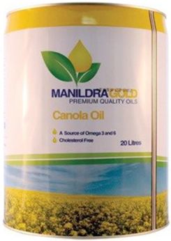 MANILDRA AUSTRALIAN CANOLA OIL (20L) MANILDRA AUSTRALIAN CANOLA OIL (20L)