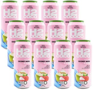 H2 COCO YOUNG GREEN COCONUT WATER WITH  LYCHEE (12X500ML) BOX