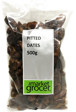 THE MARKET GROCER PITTED DATES (500G) THE MARKET GROCER PITTED DATES (500G)