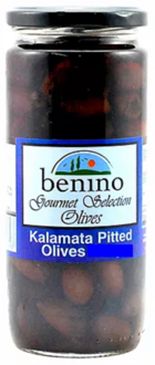 BENINO KALAMATA PITTED OLIVES 500G BENINO KALAMATA PITTED OLIVES 500G