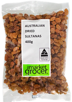 THE MARKET GROCER AUSTRALIAN DRIED SULTANAS (400G)