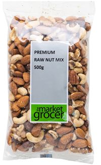 THE MARKET GROCER PREMIUM RAW NUT MIX (500G)