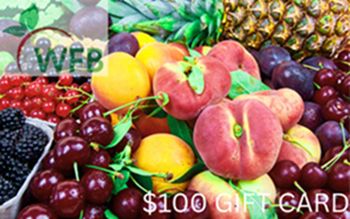 $100 WFB GIFT CARD $100 WFB GIFT CARD