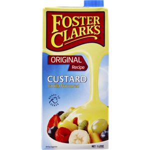 FOSTER CLARKS ORIGINAL RECIPE CUSTARD VANILLA FLAVOURED (1L) FOSTER CLARKS ORIGINAL RECIPE CUSTARD VANILLA FLAVOURED (1L)