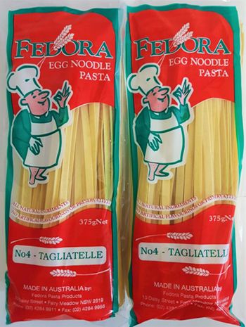 FEDORA EGG NOODLE PASTA  no4-TAGLIATELLE (375g)