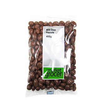 THE MARKET GROCER MILK CHOC PEANUTS (400G) THE MARKET GROCER MILK CHOC PEANUTS (400G)