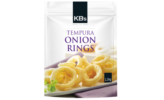 KB'S TEMPURA ONION RINGS (1KG)