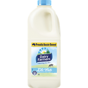 DAIRY FARMERS LITE WHITE MILK (2L) DAIRY FARMERS LITE WHITE MILK (2L)