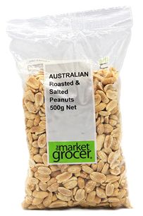 THE MARKET GROCER AUSTRALIAN SALTED PEANUTS (500G) THE MARKET GROCER AUSTRALIAN SALTED PEANUTS (500G)