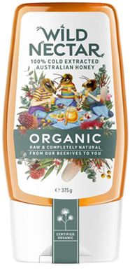WILD NECTAR ORGANIC RAW AND COMPLETLY NATURAL HONEY SQUEEZE (375G) WILD NECTAR ORGANIC RAW AND COMPLETLY NATURAL HONEY SQUEEZE (375G)