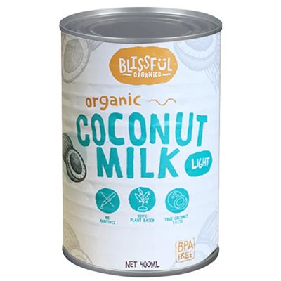 BLISSFUL ORGANIC LIGHT COCONUT MILK (400ML) BLISSFUL ORGANIC LIGHT COCONUT MILK (400ML)