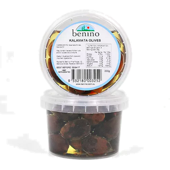 BENINO MARINATED KALAMATA OLIVES (250G)