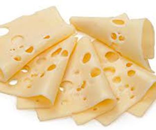 NATURAL SWISS CHEESE SLICES (125G PACK)
