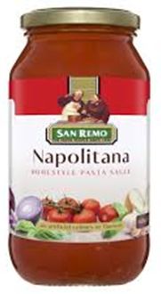 SAN REMO NAPOLITANA PASTA SAUCE (500G) SAN REMO NAPOLITANA PASTA SAUCE (500G)