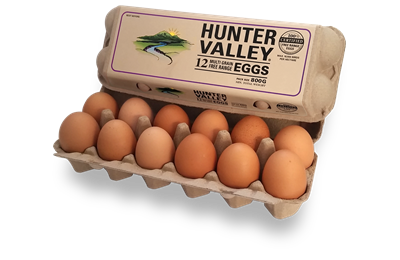 HUNTER VALLEY FREE RANGE EGGS (700G)