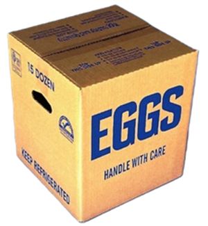 CAGED EGGS (700G) BOX OF 15 DOZEN'S