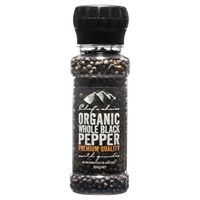 CHEFS CHOICE ORGANIC WHOLE BLACK PEPPER PREMIUM QUALITY  (100g)