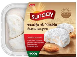 SUNDAY KOLID GURABIJA ALMOND COOKIES (400G)