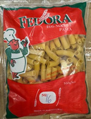 FEDORA EGG NOODLE PASTA  no16- PENNE (500G)