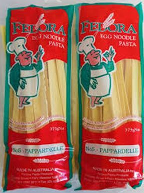 FEDORA EGG NOODLE PASTA  no5-PAPPARDELLE (375g)