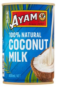 AYAM 100% NATURAL COCONUT MILK (400ML)