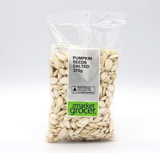 THE MARKET GROCER PUMPKIN SEEDS SALTED (375G)