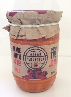 HOMESTYLE AJVAR PERUSTIJA MILD (560G) HOMESTYLE AJVAR PERUSTIJA MILD (560G)