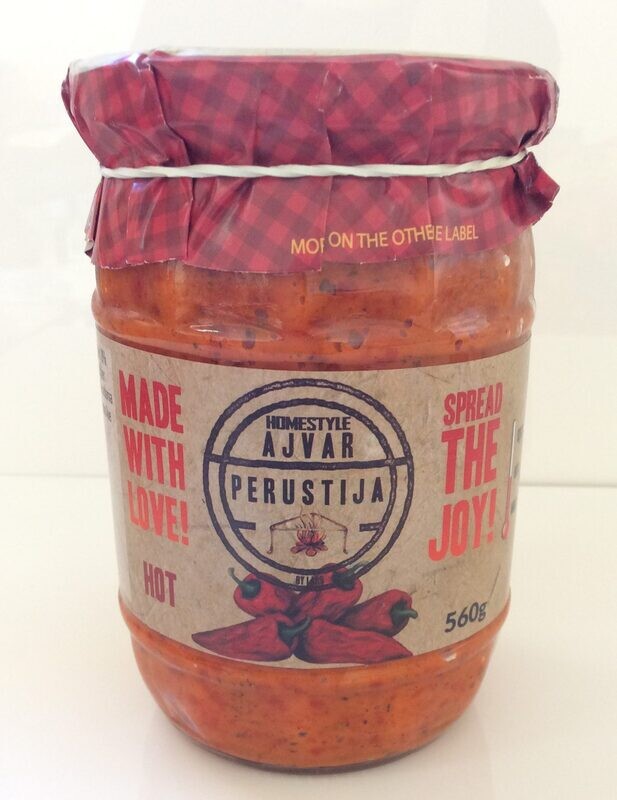 HOMESTYLE AJVAR PERUSTIJA HOT (560G) HOMESTYLE AJVAR PERUSTIJA HOT (560G)
