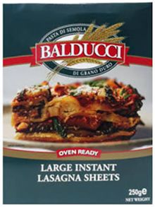 BALDUCCI LARGE INSTANT LASAGNE SHEETS (250G)
