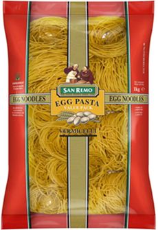 SAN REMO EGG PASTA (1KG) PACK SAN REMO EGG PASTA (1KG) PACK
