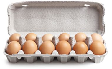 CAGED EGGS (700G) DOZEN CARTON