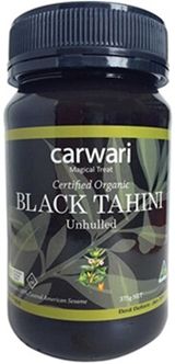 CARWARI TAHINI ORGANIC BLACK (375G) CARWARI TAHINI ORGANIC BLACK (375G)